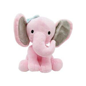 Bedtime Originals Twinkle Toes Pink Elephant Plush 10” Stuffed